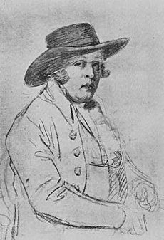 Sketch of George Morland by J.R. Smith (1736-1804)