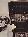 Solar panel drum Hughes Aircraft Company