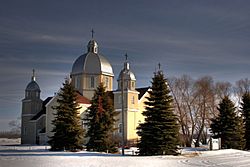 St John the Baptist Church in Leduc County south of Thorsby