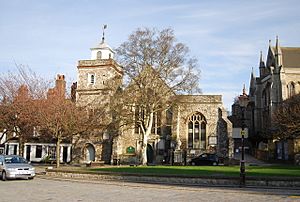 St Nicholas church, Rochester-geograph.org.uk-1845253.jpg