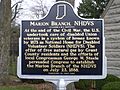 State Historic marker (obverse) PB190312
