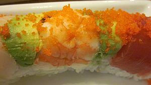 Sunny Sushi rainbow roll