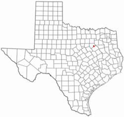 Location of Alma, Texas