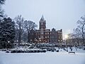 Tech Tower snow