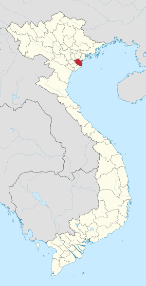 Location of Thái Bình within Vietnam