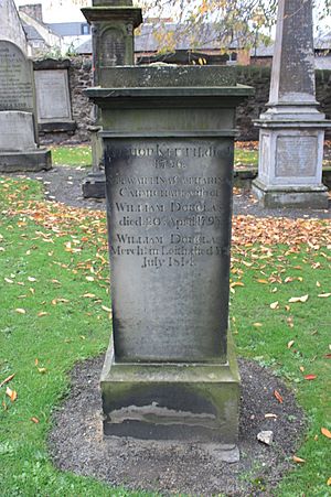 The grave of Bishop Robert Keith, Canongate Kirkyard, Edinburgh