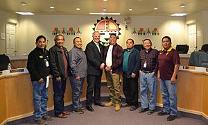 Tom O'Halleran with Hopi leadership