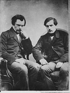 Tournachon, Gaspard-Félix - Edmont und Jules de Goncourt (1822-1896 und 1830-1870) (Zeno Fotografie)