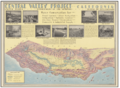 US Department of Interrior Bureau of Reclamation - Central Valley Project Map 1938