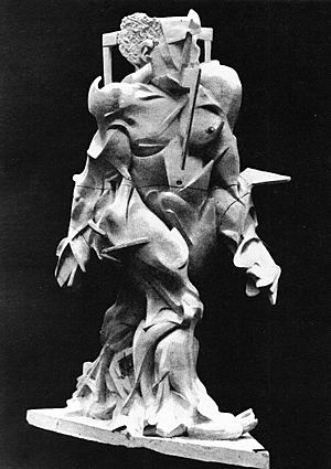 Umberto Boccioni, 1913, Synthèse du dynamisme humain (Synthesis of Human Dynamism), location unknown, destroyed