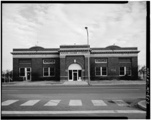VIEW OF SOUTH FRONT - Great Northern Depot, 100-110 Neill Avenue, Helena, Lewis and Clark County, MT HAER MONT,25-HEL,13-2