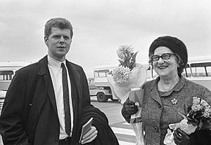 Van Cliburn and mother 1966