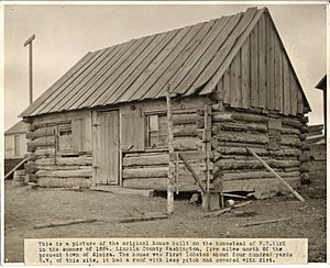 William and Harriet Kirk Log Home 1884