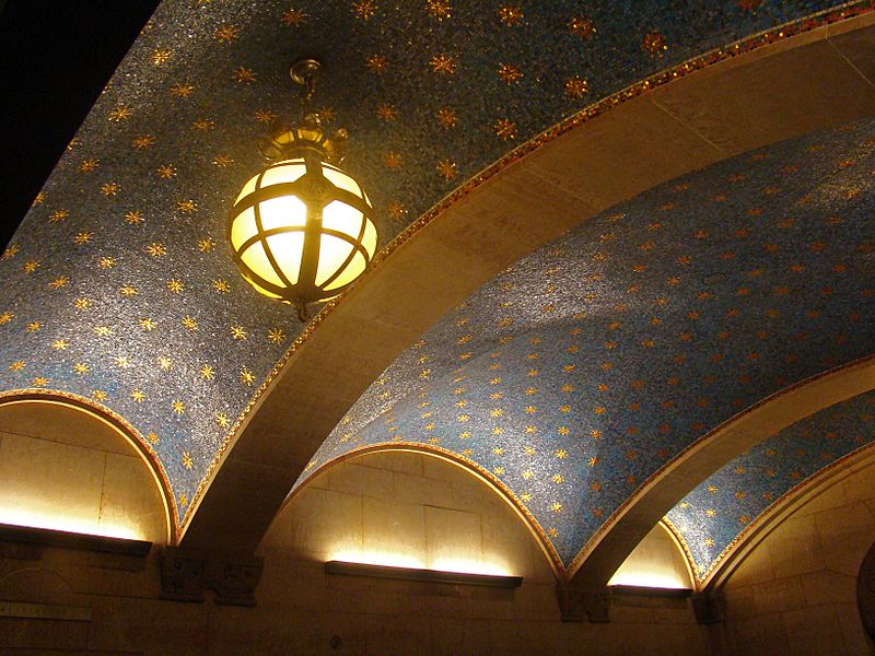 Williamsburgh Savings Bank vestibule mosaic