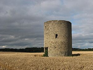 Windmill at Stameen, Co. Meath - geograph.org.uk - 541331