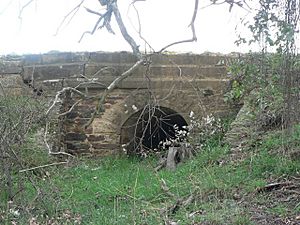 1905 - Towrang Convict Stockade, Associated Sites and Road Formations - Culvert on same side of Hume Highway as the powder magazine and grave sites. (5001346b5)