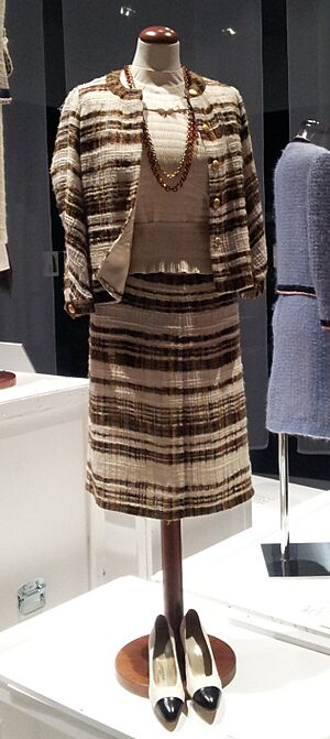 1965 Chanel suit and silk blouse