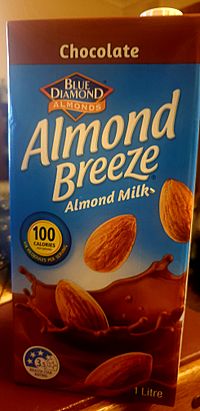 1 litre carton of almond milk