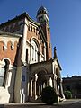 2016 fachada de la Iglesia de Nuestra Señora del Sagrado Corazón de Montevido