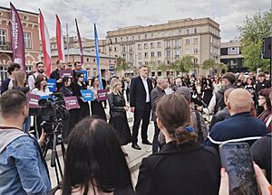 20250514 Adrian Zandberg, Częstochowa