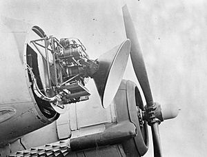 AI Mk. VIIIA radar in Bristol Beaufighter VIF CH16665.jpg