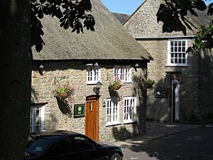 A glimpse of the Crown at Puncknowle - geograph.org.uk - 1451648.jpg