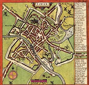A map of York england