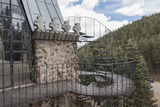 A rocky, somewhat risky, twist and turn along a soaring tower of Bishop's Castle, a most eclectic art installation 9,000 feet high in the mountains of southern Colorado, up a winding road from San LCCN2015632550