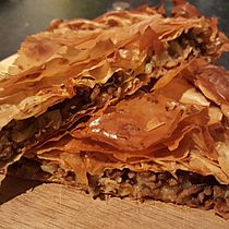 Albanian Meat Pie - Mish me Byrek