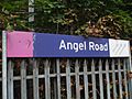 Angel Road stn signage