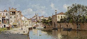 Antonio María Reyna Manescau Venetian Canal