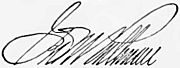 Appletons' Pullman George Mortimer signature