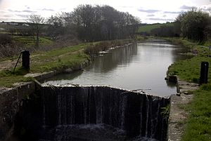 Bude canal upper lock