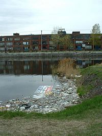 Canal-pollution
