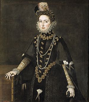 Catalina Micaela of Spain by Alonso Sánchez Coello