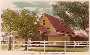 Catholic church at Cunnamulla, Western Qld - circa 1930s