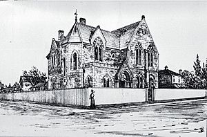 Christchurch Girls' High School, ca 1885