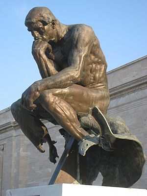 Cleveland Museum of Art - damaged Thinker