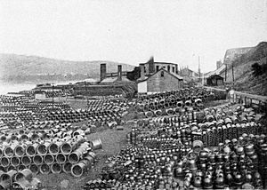 Clifton Sewer Pipe yard, New Cumberland, West Virginia
