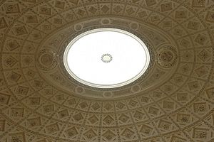 Domed ceiling of the Marble Saloon, Stowe House - geograph.org.uk - 837923