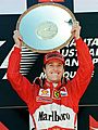 Eddie Irvine after the 1999 Australian Grand Prix