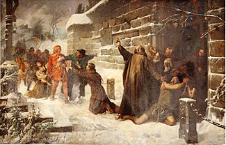 El derecho de asilo, de Francisco Javier Amérigo (Museo del Prado)
