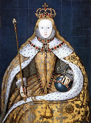 Elizabeth I in coronation robes