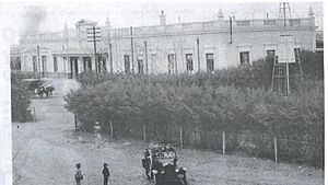 Estacion de trenes Justo Daract 1910