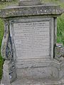 Fairfield Memorial inscription, Monkton, Ayrshire