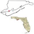 Franklin County Florida Incorporated and Unincorporated areas Apalachicola Highlighted 1201625