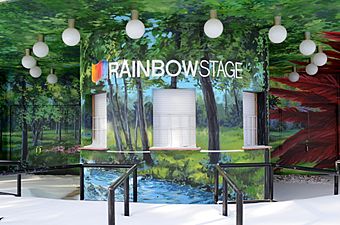 Front entrance of Rainbow Stage in Kildonan Park, Winnipeg Manitoba.JPG