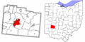Greene County Ohio Xenia highlighted