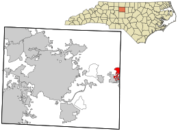 Location in Guilford County and the state of North Carolina.