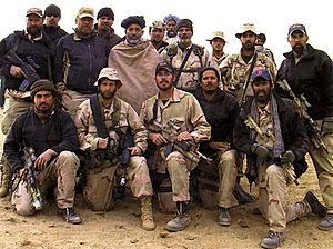 Hamid Karzai and US Special Forces